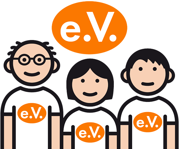 Dies ist eine symbolische Darstellung von Mitgliedern eines Vereins.